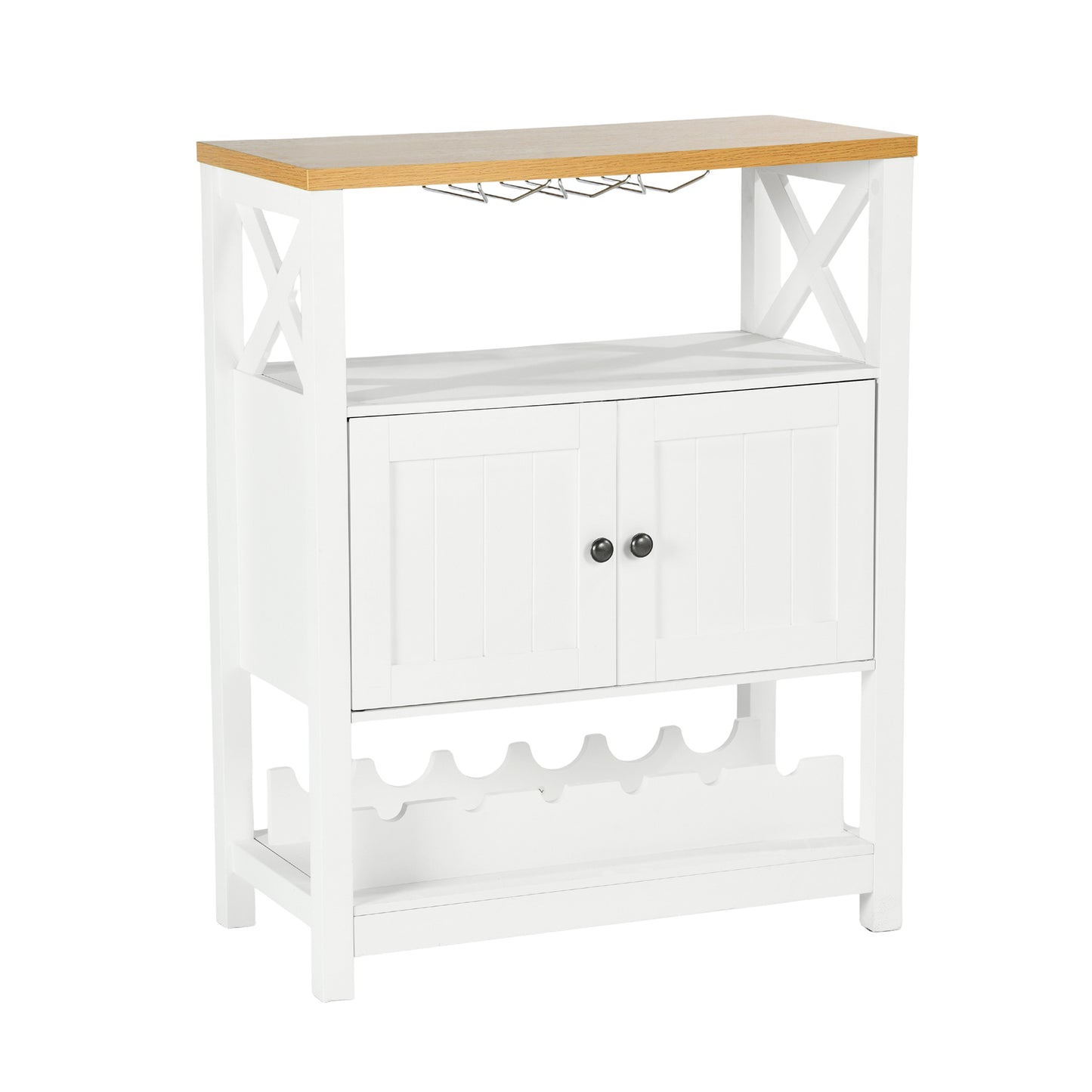Modern White MDF Wine Storage – FARM WINE CABINET A