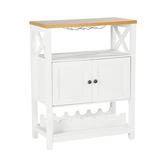 Modern White MDF Wine Storage – FARM WINE CABINET A
