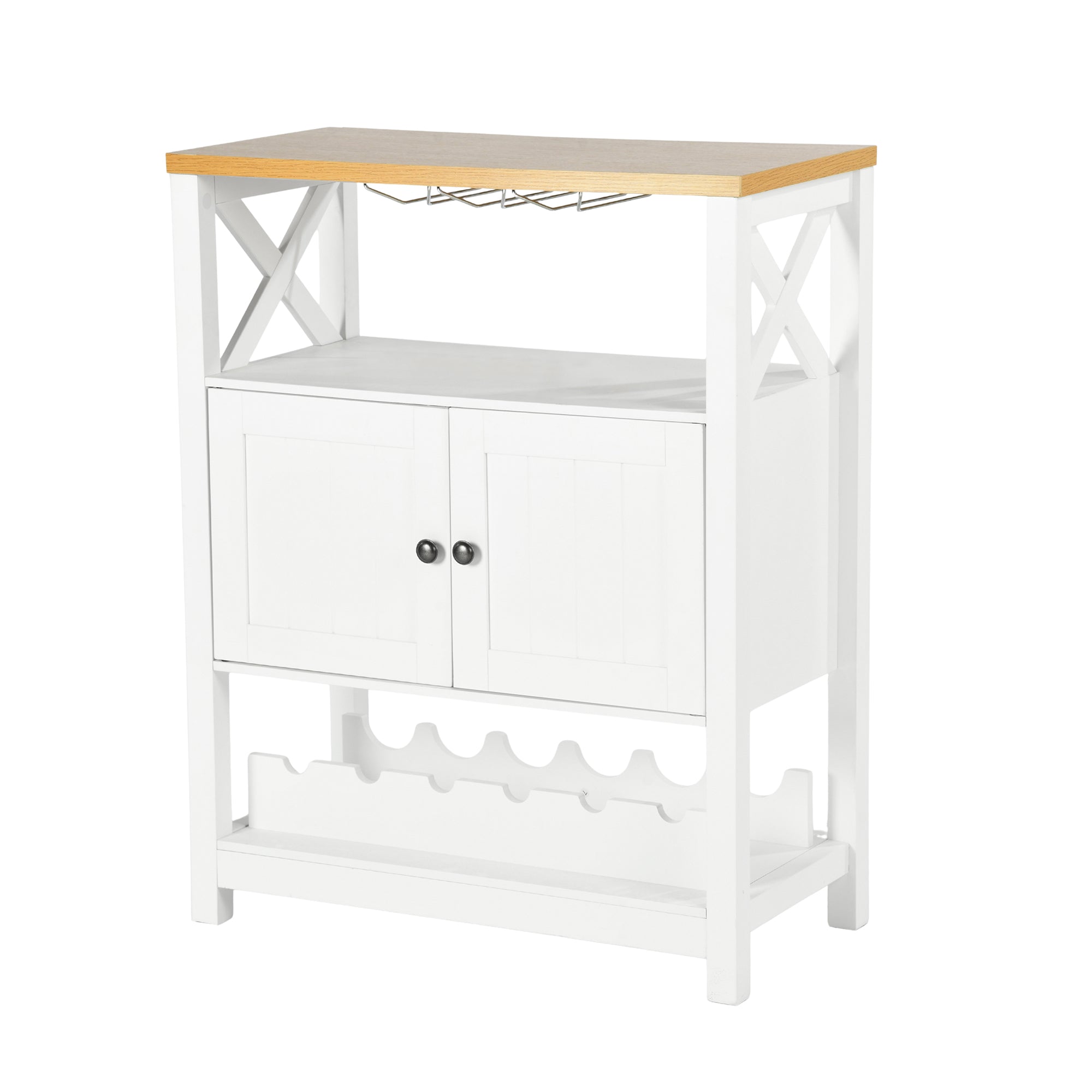 Modern White MDF Wine Storage – FARM WINE CABINET A