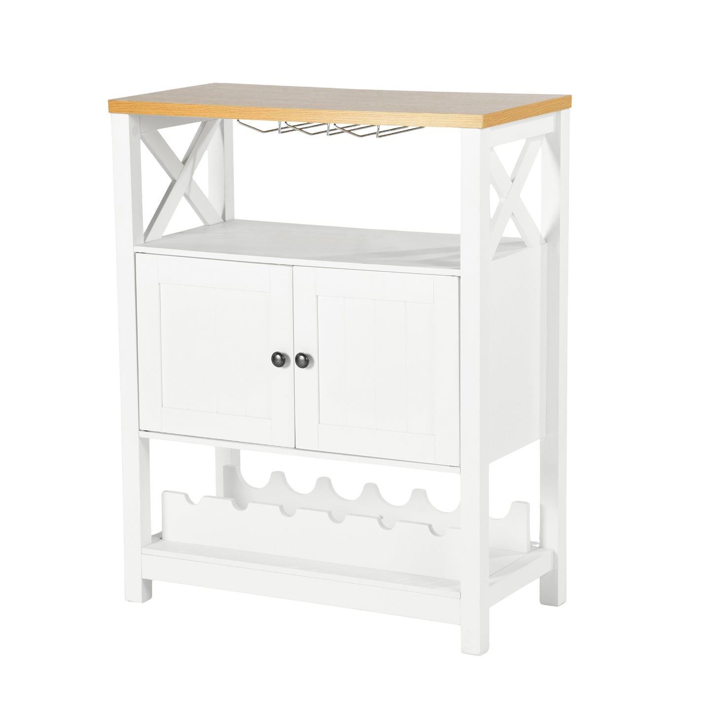 Modern White MDF Wine Storage – FARM WINE CABINET A