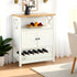 Modern White MDF Wine Storage – FARM WINE CABINET A