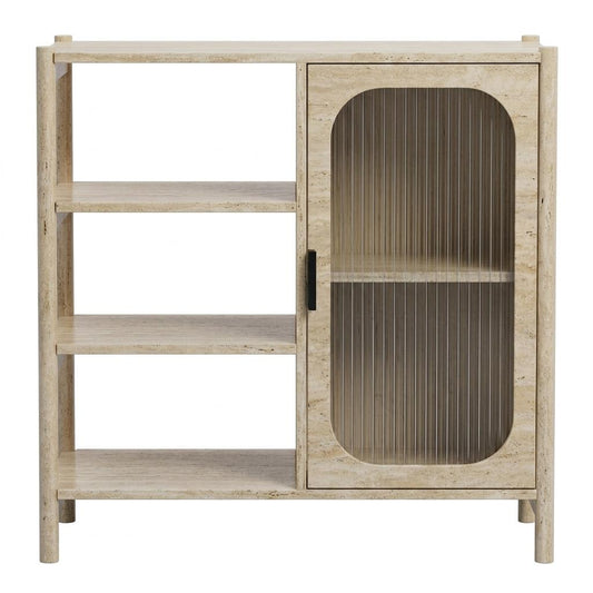 Modern Sideboard, Space-Saving Storage Cabinet - FASARS