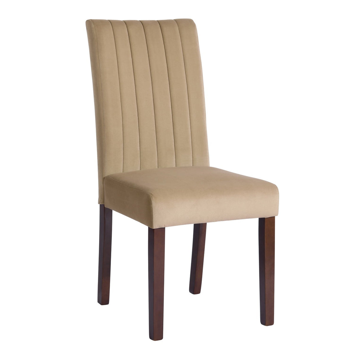 Fawn Velvet Dining Chair