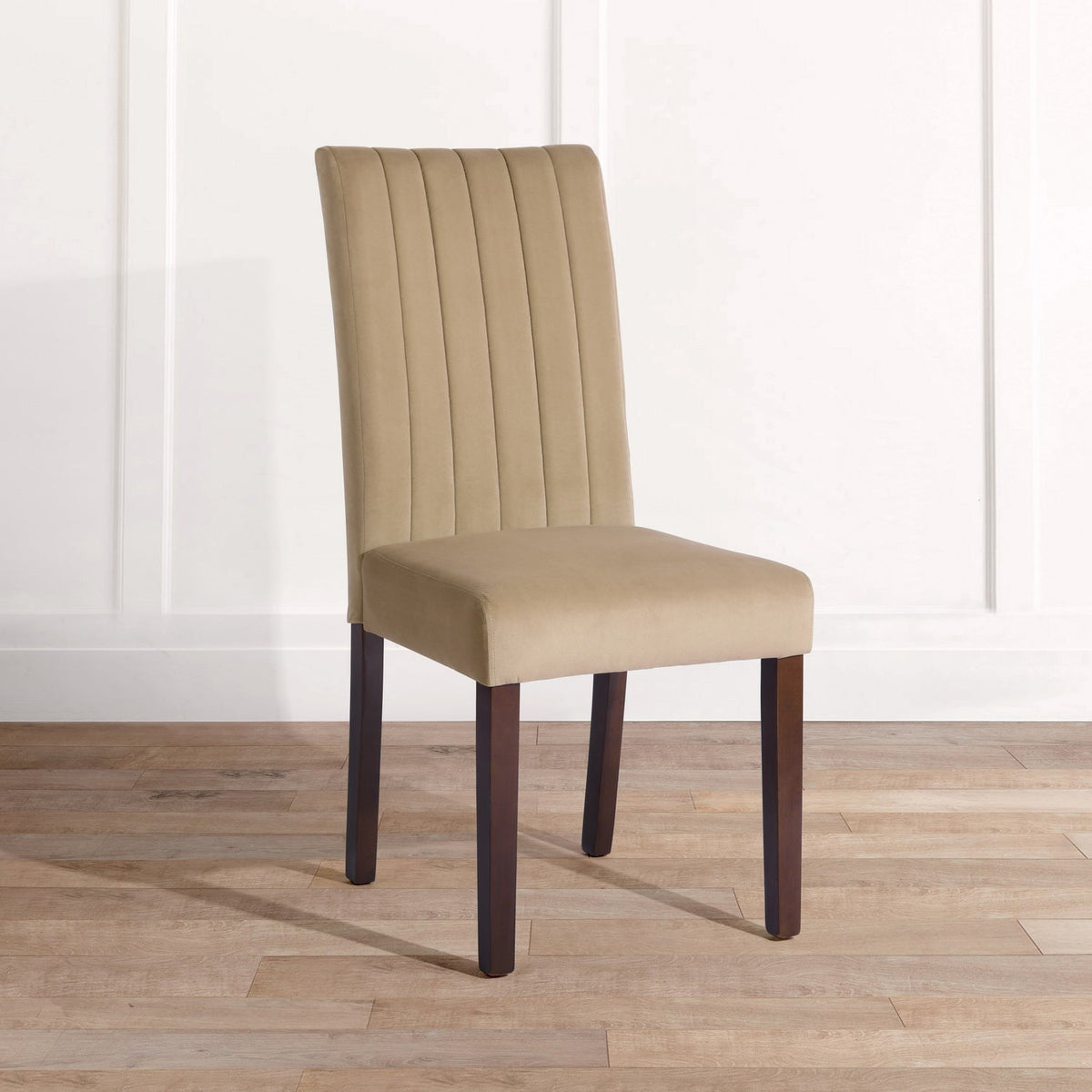Fawn Velvet Dining Chair