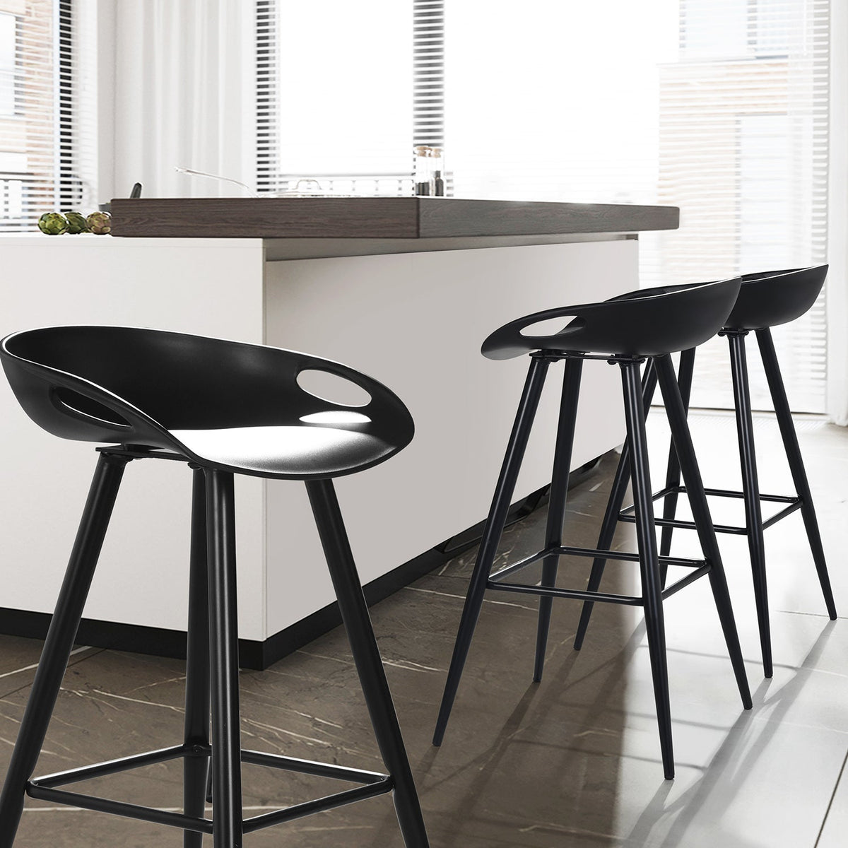 Fiyan Pp Seat Bar Stool