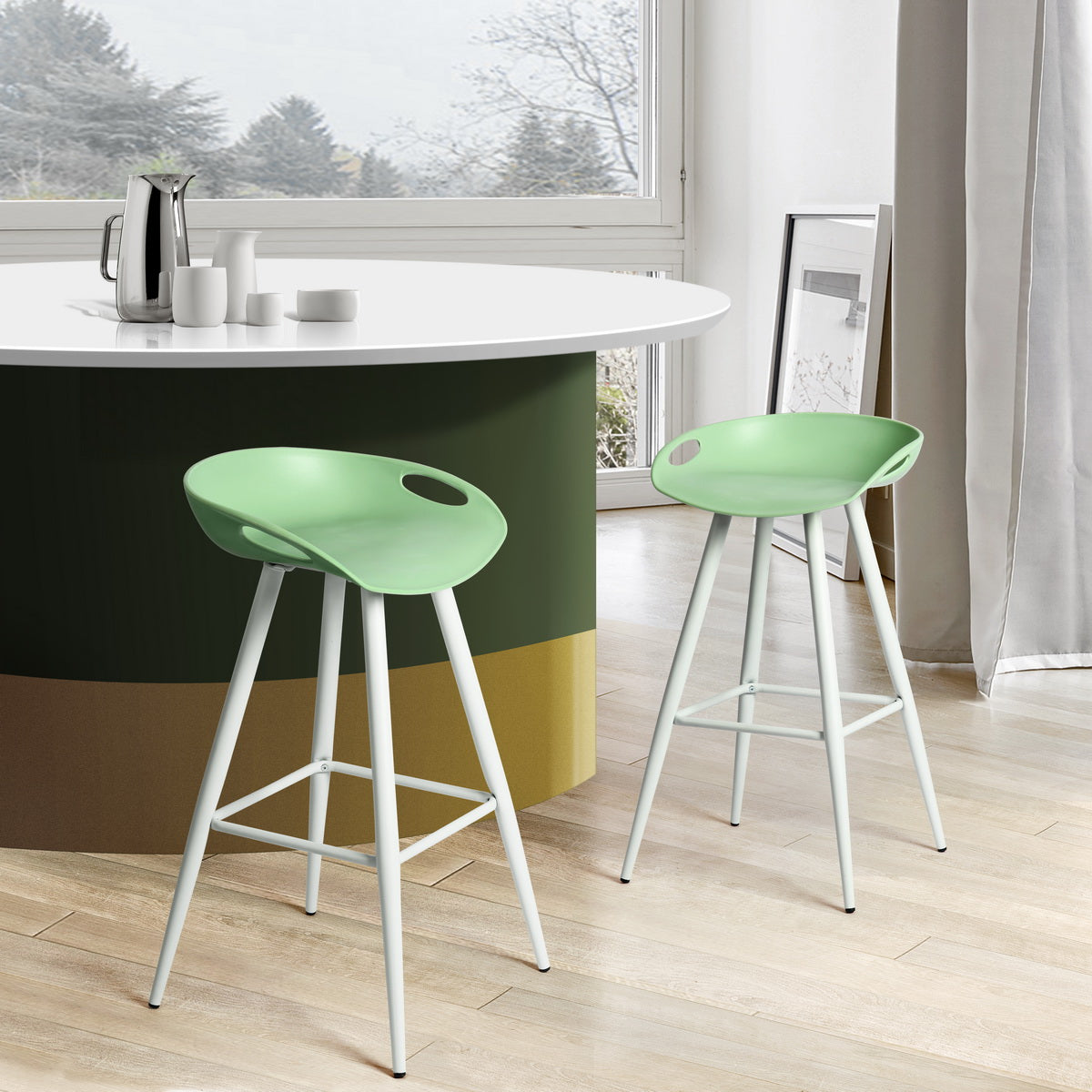 Fiyan Pp Seat Bar Stool