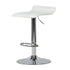 Modern Chrome Bar Stool, White PVC Seat – FLANAGAN CHROME WHITE