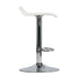 Modern Chrome Bar Stool, White PVC Seat – FLANAGAN CHROME WHITE