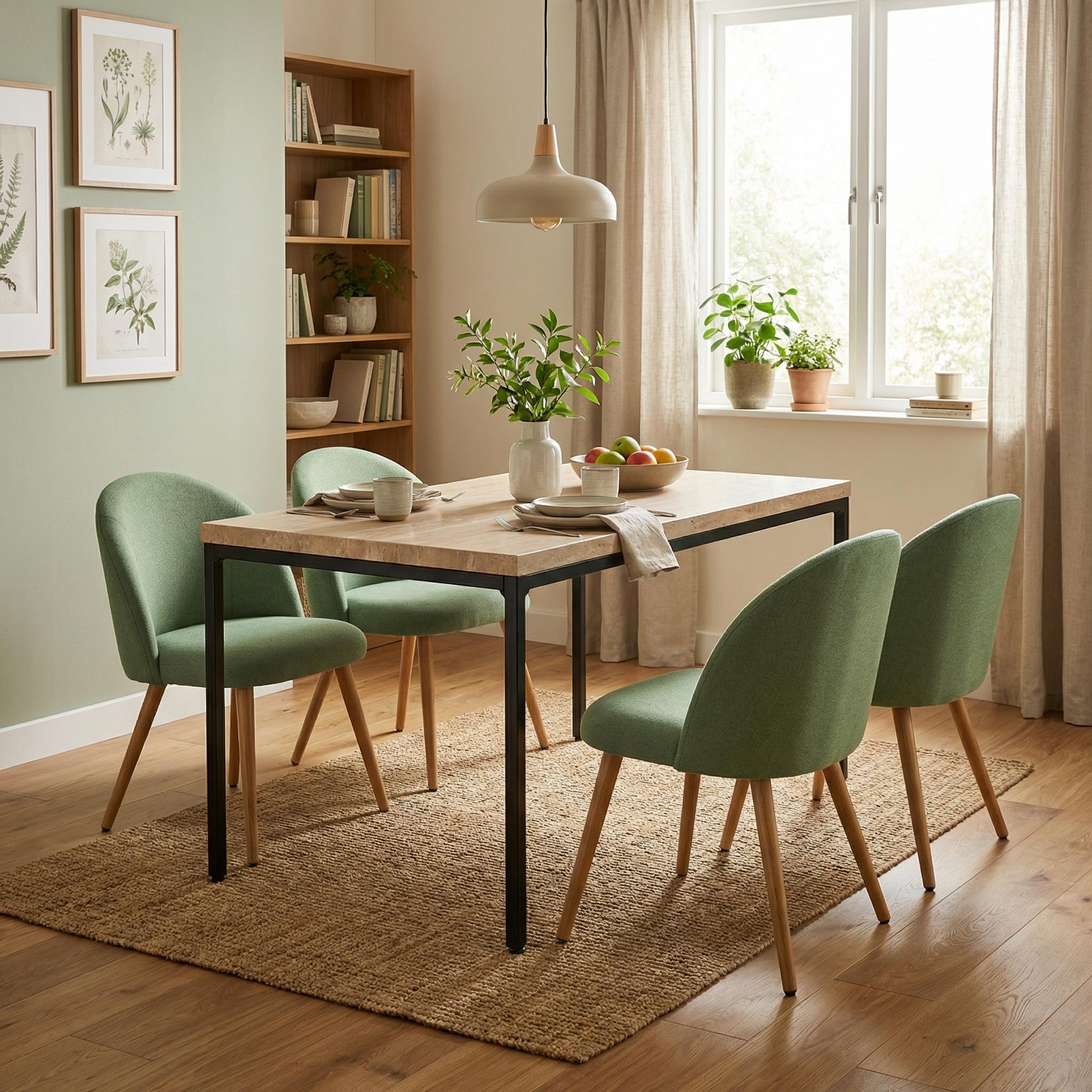Modern Minimalist Dining Table, Sleek Design - FLEEP FLOOP