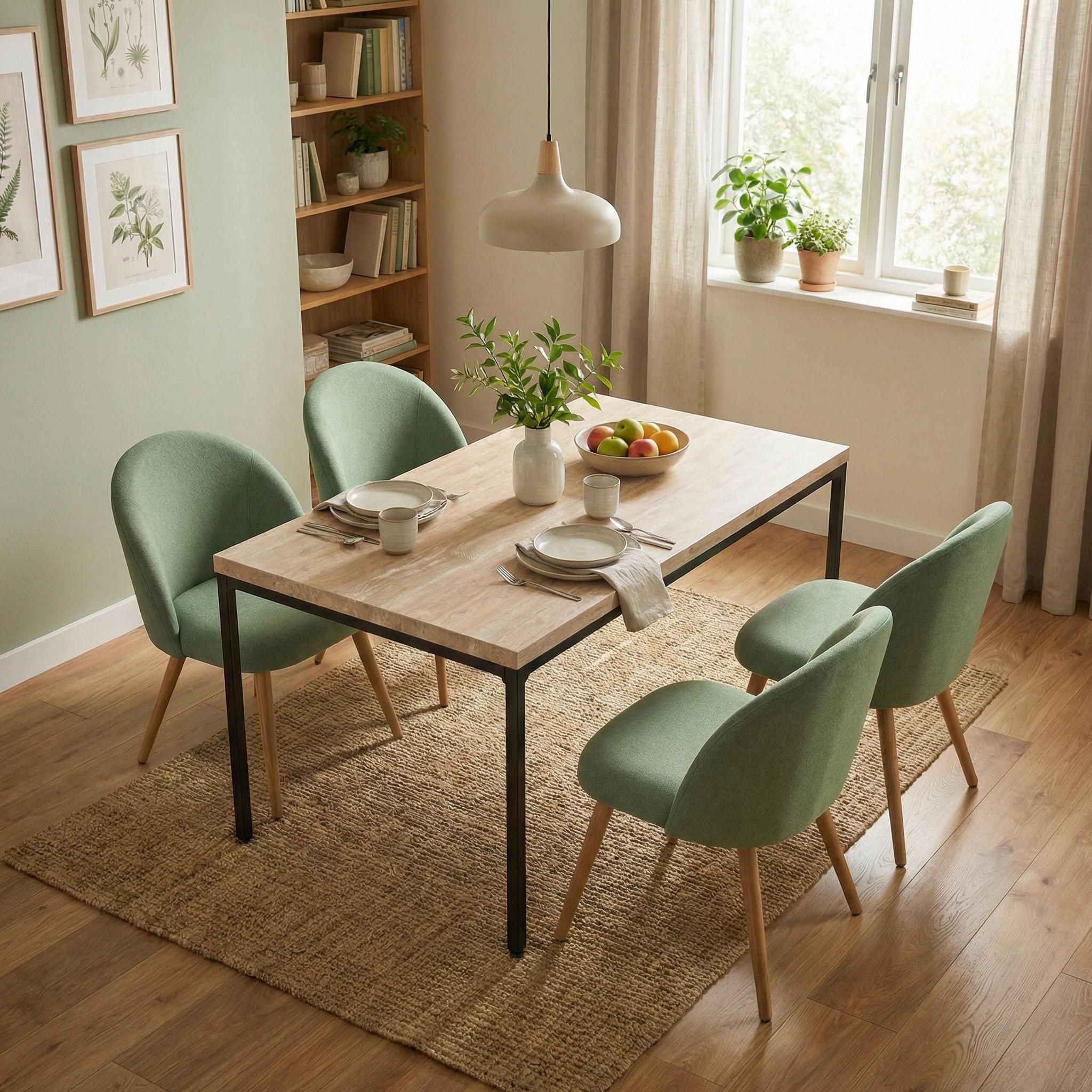 Modern Minimalist Dining Table, Sleek Design - FLEEP FLOOP