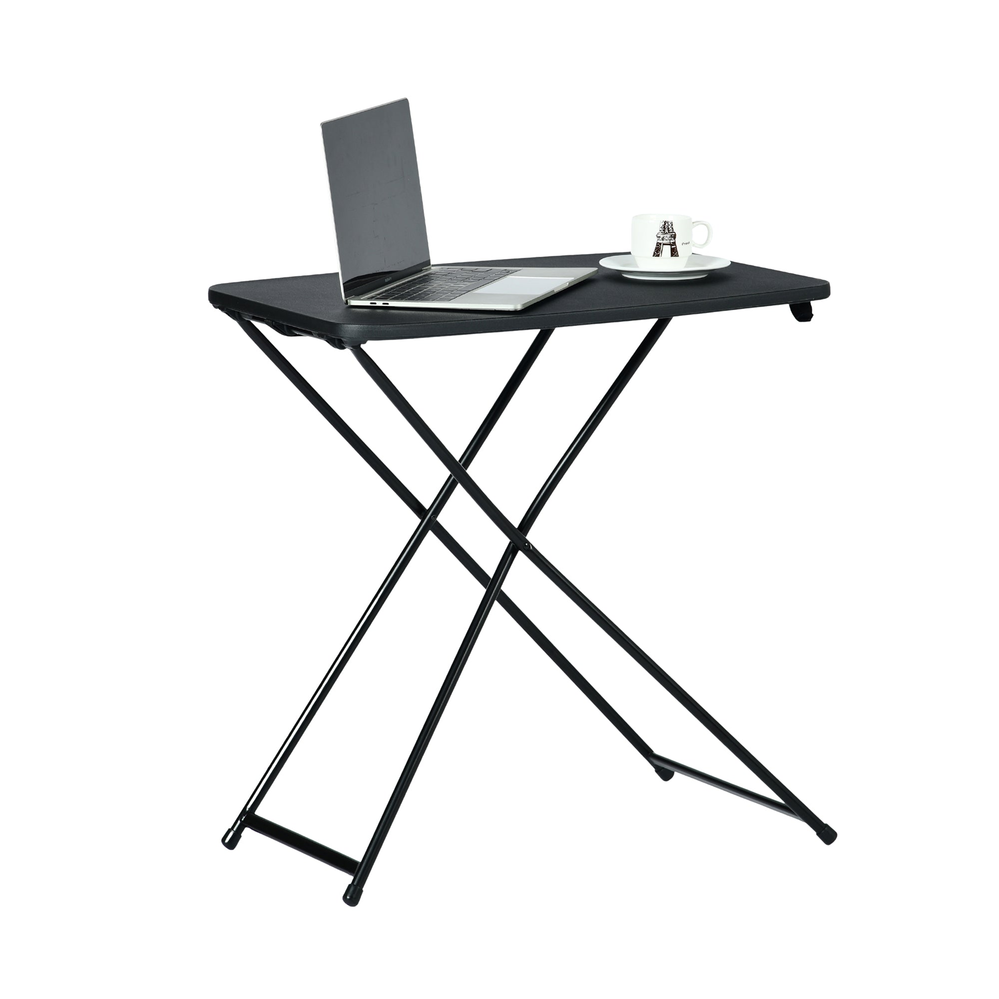 Modern Adjustable Iron Table - FLEXI BLACK