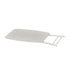 Modern Adjustable Table, Ivory Metal Frame - FLEXI OFF WHITE