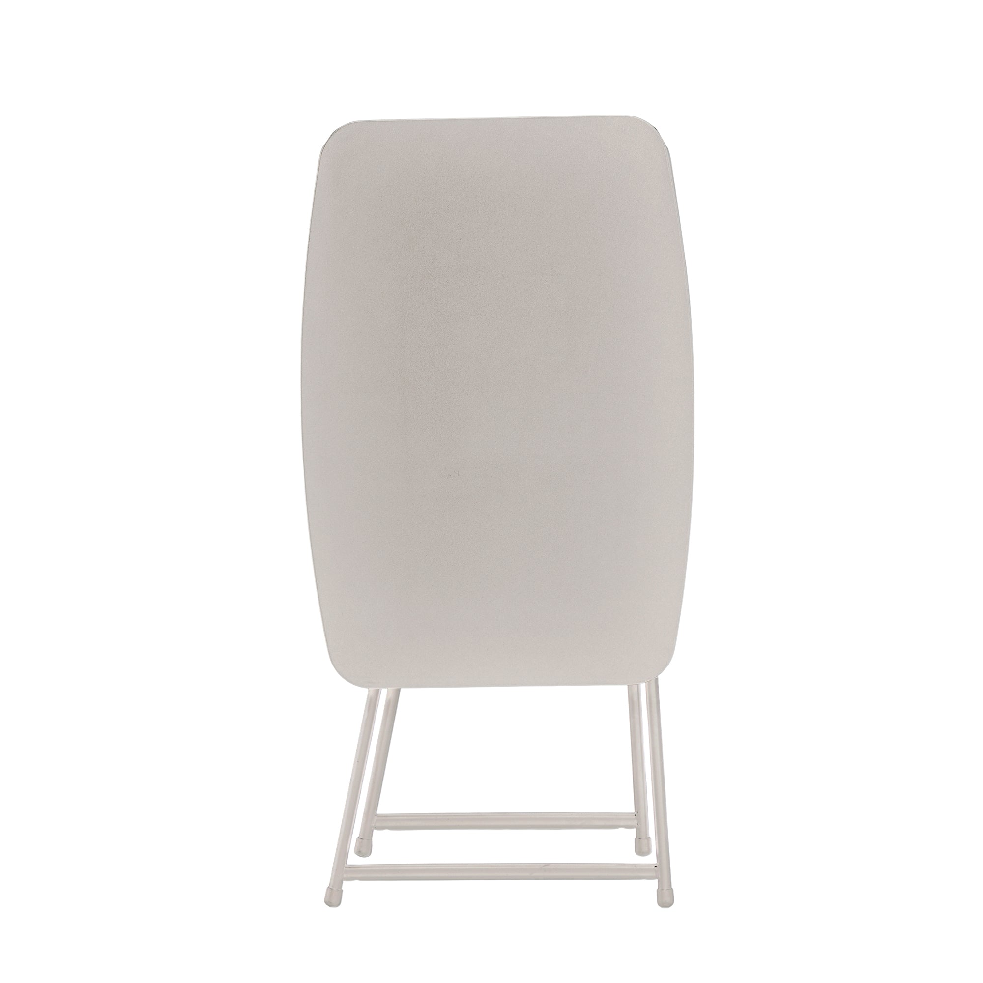 Modern Adjustable Table, Ivory Metal Frame - FLEXI OFF WHITE