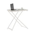 Modern Adjustable Table, Ivory Metal Frame - FLEXI OFF WHITE