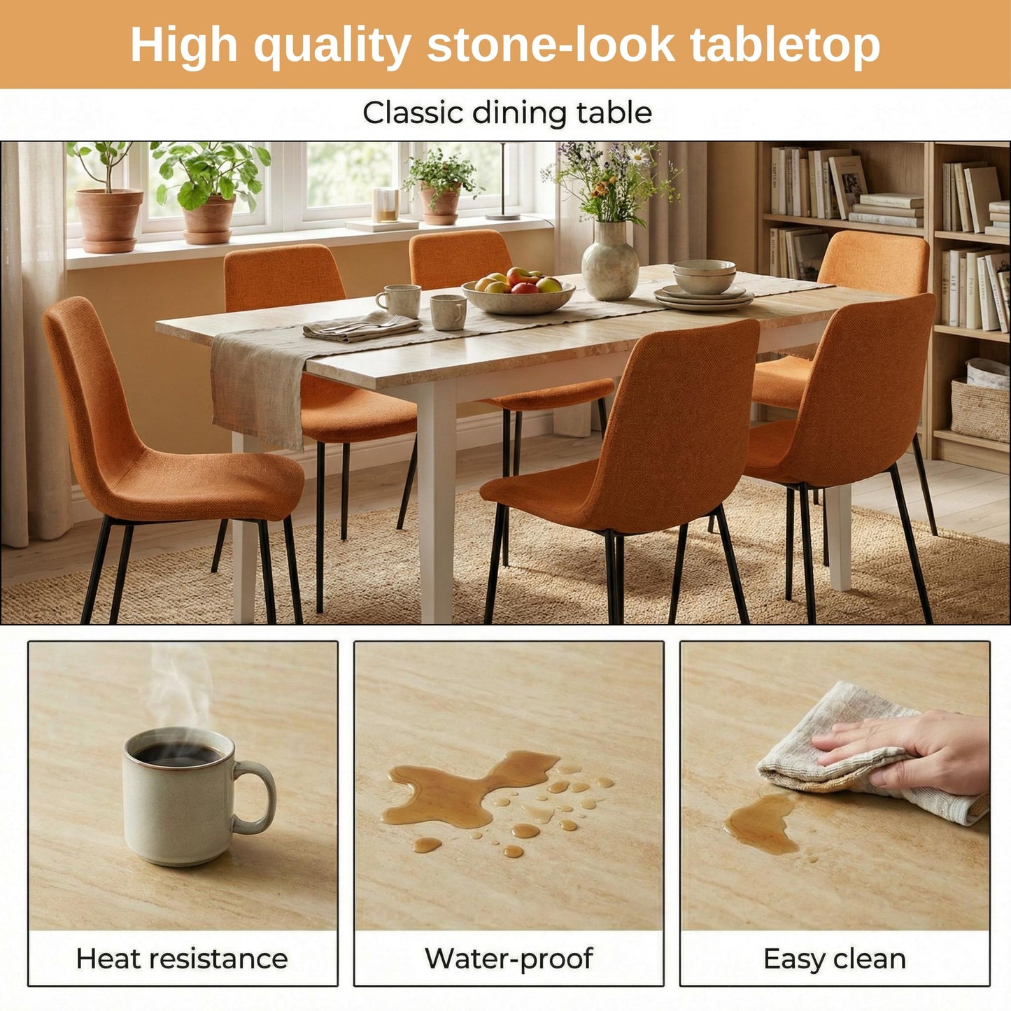 Modern Extendable Dining Table - FLIBBERTI