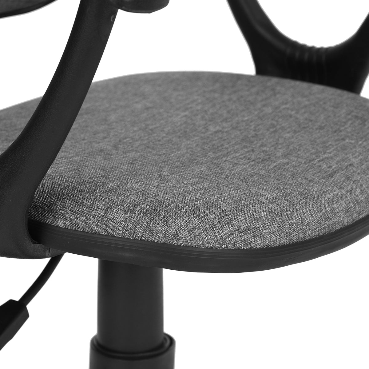 Modern Ergonomic Fabric Office Chair – FLYING ARM GREY