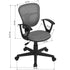 Modern Ergonomic Fabric Office Chair – FLYING ARM GREY