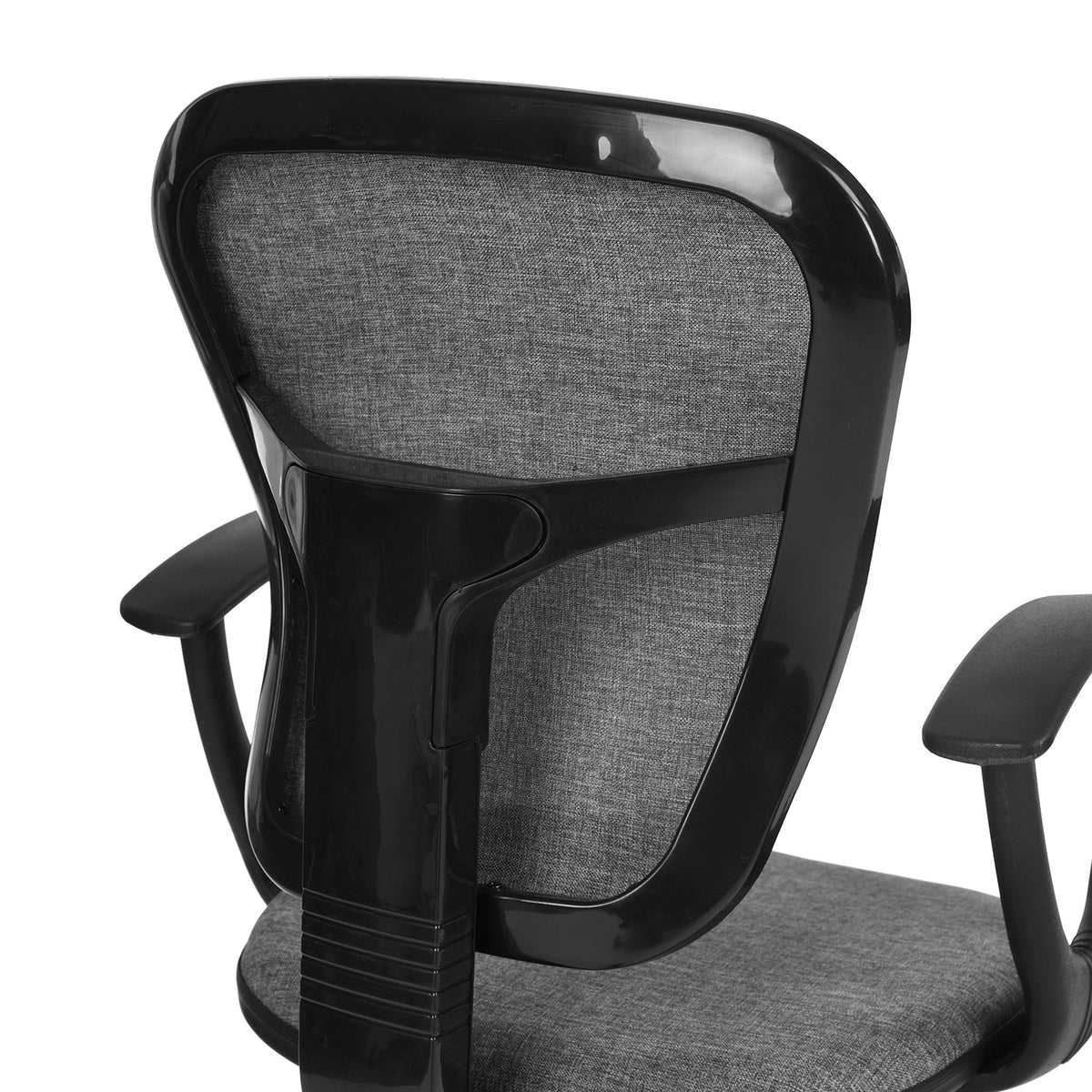 Modern Ergonomic Fabric Office Chair – FLYING ARM GREY