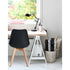 Modern Swivel Dining Chair, Beech Leg - FRANKFURT T BLACK