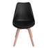 Modern Swivel Dining Chair, Beech Leg - FRANKFURT T BLACK