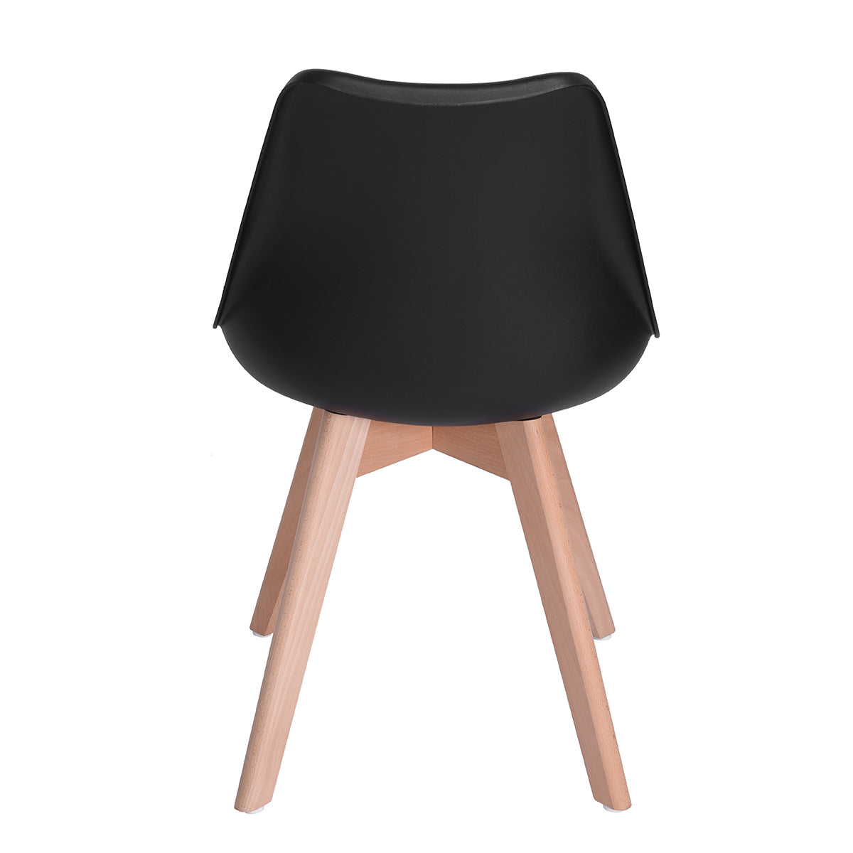 Modern Swivel Dining Chair, Beech Leg - FRANKFURT T BLACK