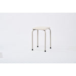 frey lumos beige - beige stool - upholstered compact seating or footrest