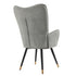Funkel Black Gold Leg Accent Chair