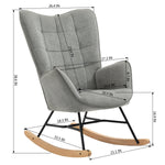 Funkel Fabric Rocking Chair