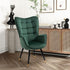 Funkel Black Gold Leg Accent Chair