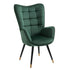 Funkel Black Gold Leg Accent Chair