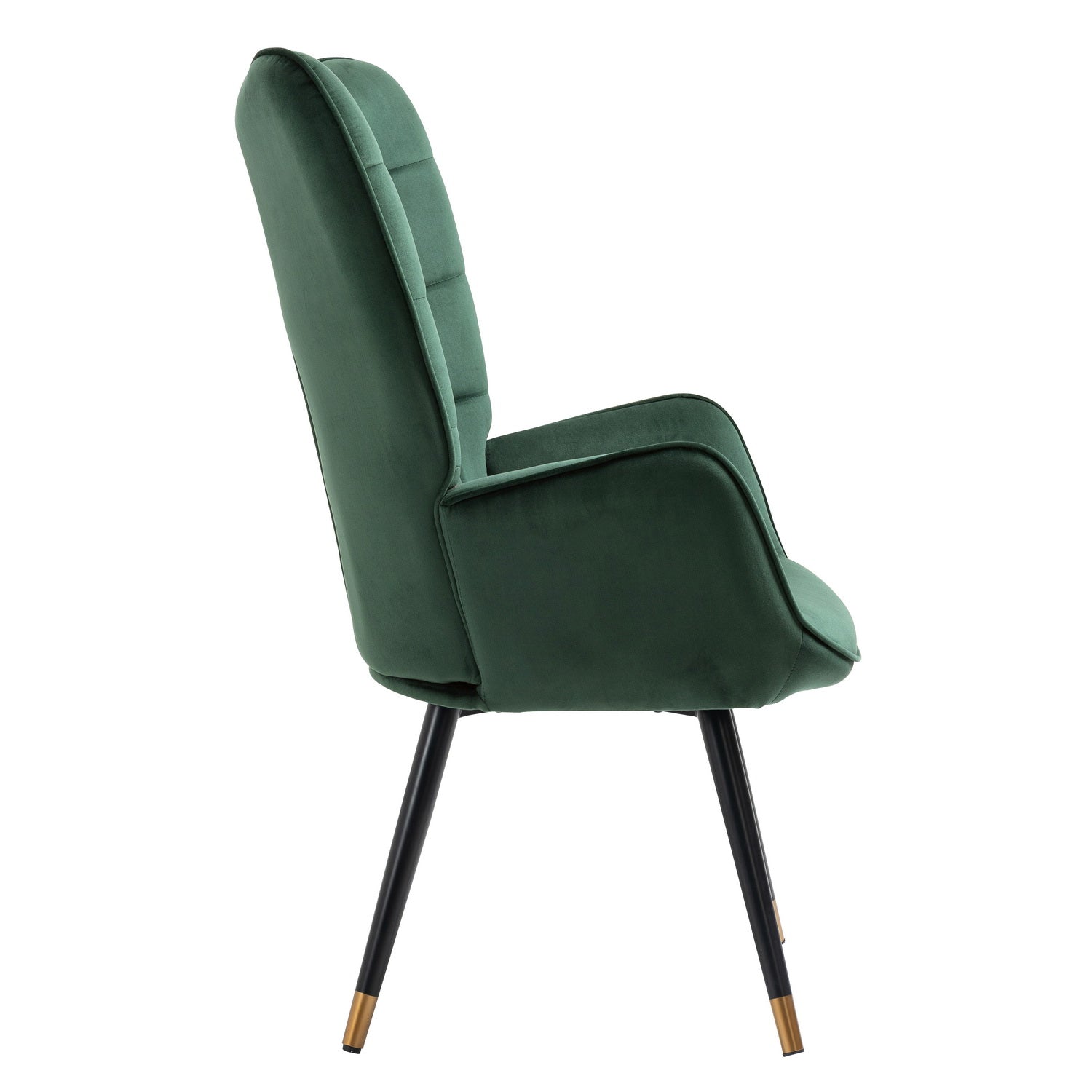 Funkel Black Gold Leg Accent Chair