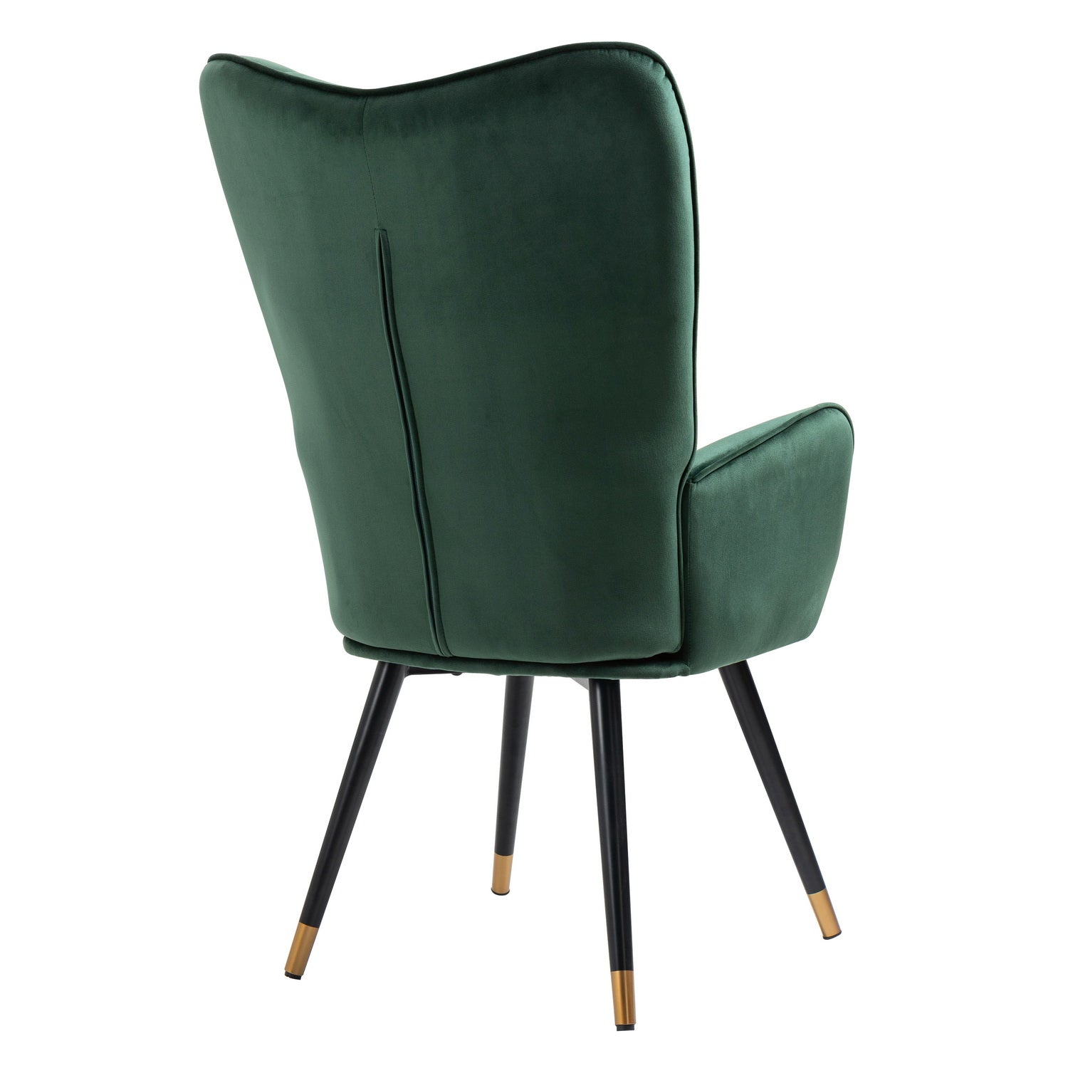 Funkel Black Gold Leg Accent Chair