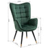 Funkel Black Gold Leg Accent Chair