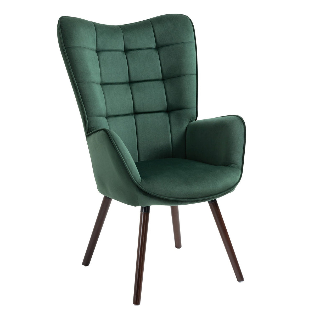 Funkel Solid Wood Accent Chair
