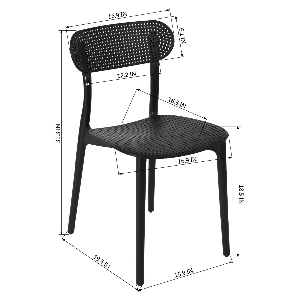 Gadgetbloke Pp Dining Chair