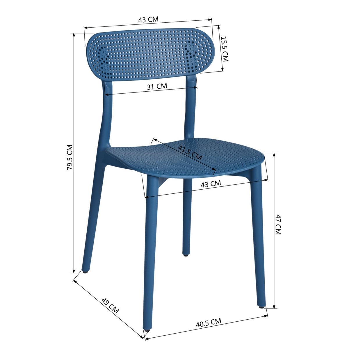 Gadgetbloke Pp Dining Chair