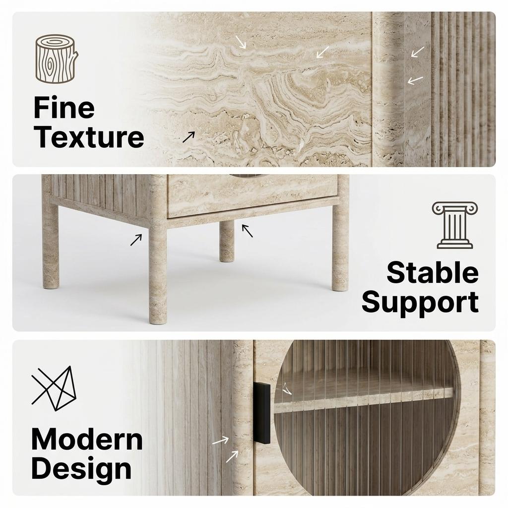 Modern Minimalist End Table, Sleek Accent Design - GADRON