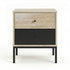 Mononuclear Modern Nightstand, MDF & Metal Frame - GEERQRES