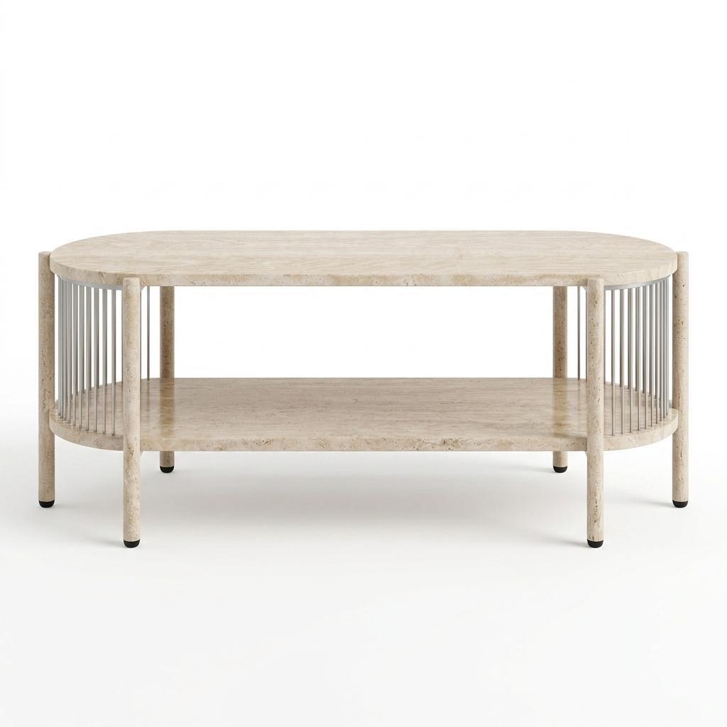 Modern Minimalist TV Stand, Sleek Storage - GHOQANS