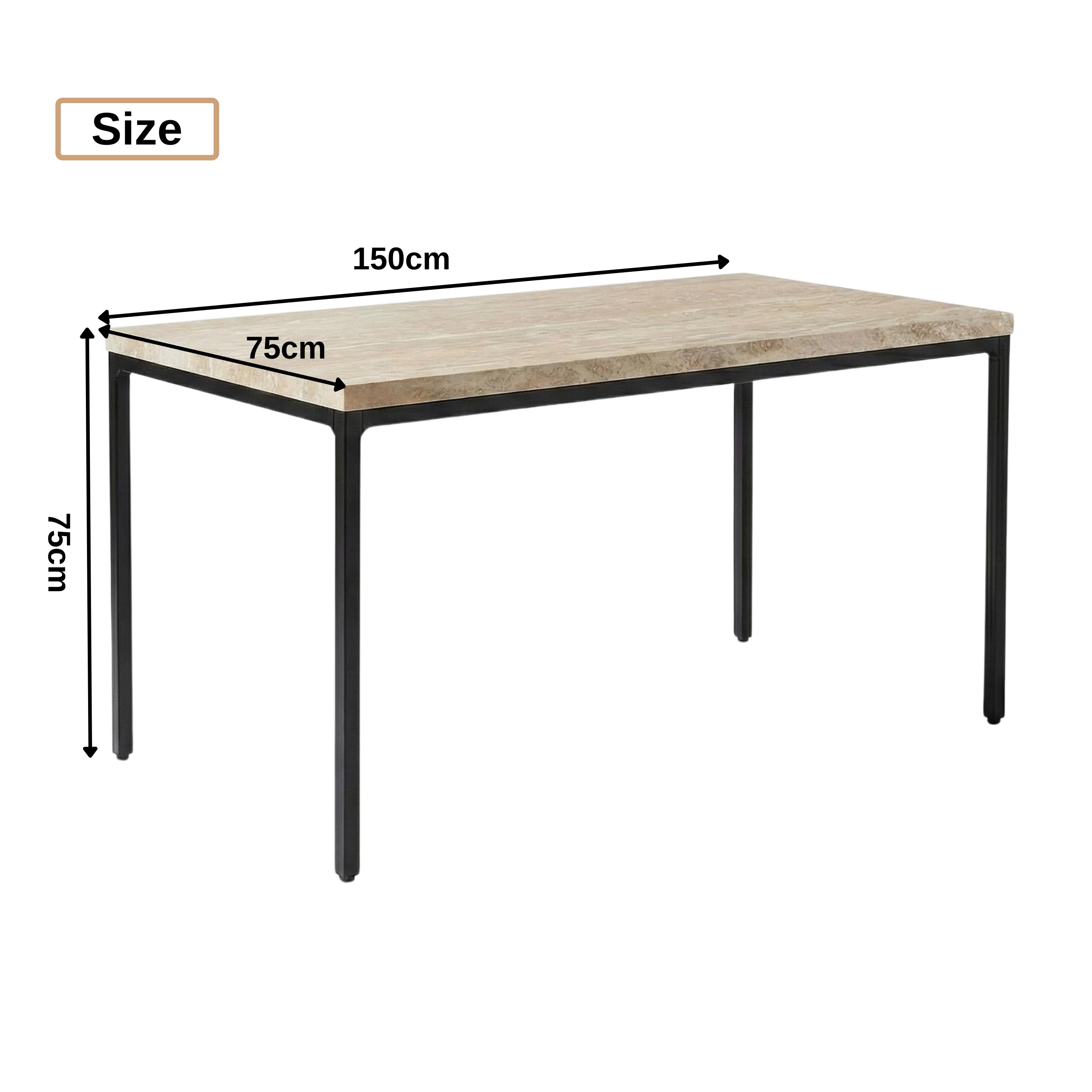 Modern Minimalist Dining Table, Sleek Design - GLEEP GLORP