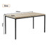 Modern Minimalist Dining Table, Sleek Design - GLEEP GLORP