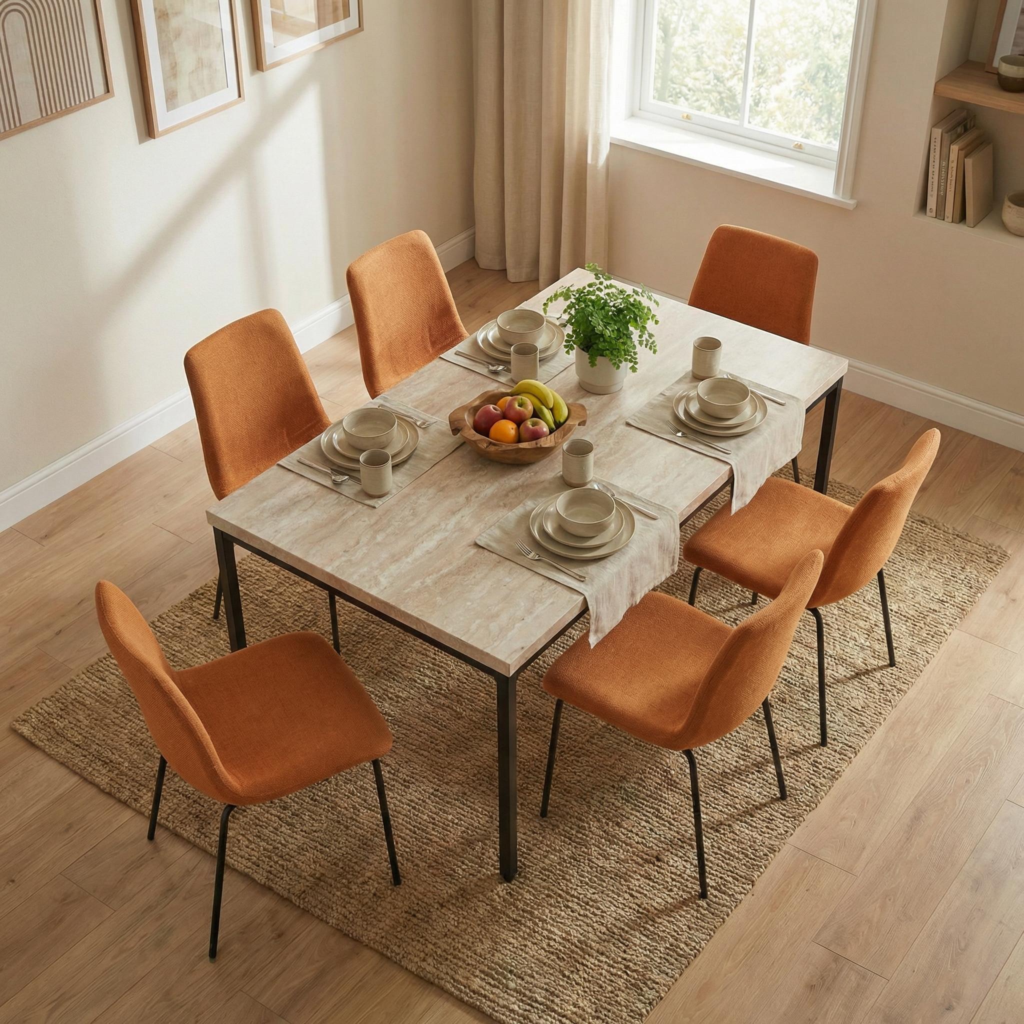 Modern Minimalist Dining Table, Sleek Design - GLEEP GLORP