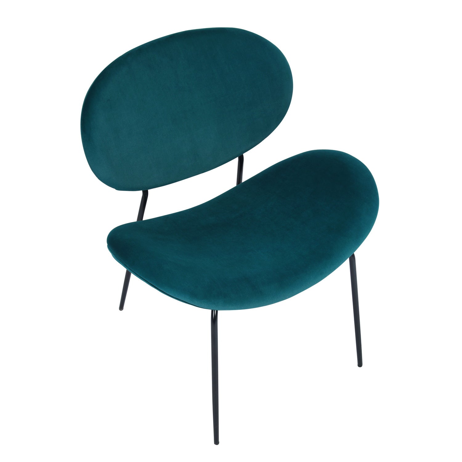 Globe Velvet Accent Chair