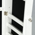 Modern Mirrored Cabinet, MDF & Glass - GODRIC WHITE