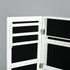 Modern Mirrored Cabinet, MDF & Glass - GODRIC WHITE