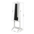 Modern Mirrored Cabinet, MDF & Glass - GODRIC WHITE