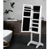 Modern Mirrored Cabinet, MDF & Glass - GODRIC WHITE