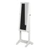 Modern Mirrored Cabinet, MDF & Glass - GODRIC WHITE