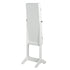 Modern Mirrored Cabinet, MDF & Glass - GODRIC WHITE