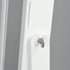 Modern Mirrored Cabinet, MDF & Glass - GODRIC WHITE